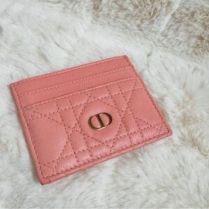 Brand New**Dior Caro Freesia Card Holder